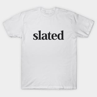 Slated logo - Black T-Shirt